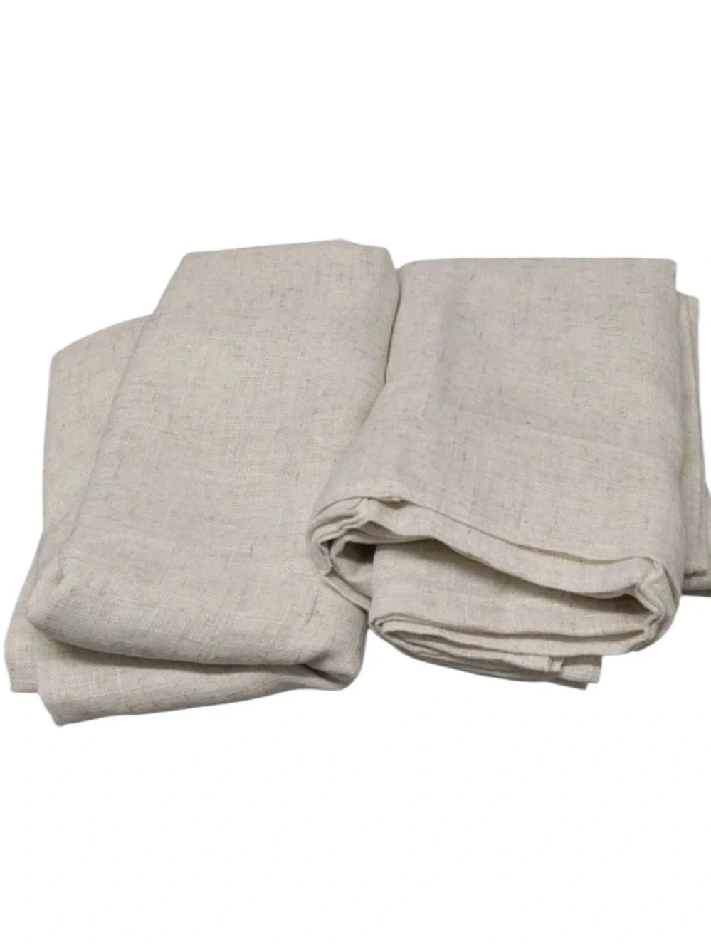 Lamit natural light filtering linen curtains 52 x 90” 2 panels